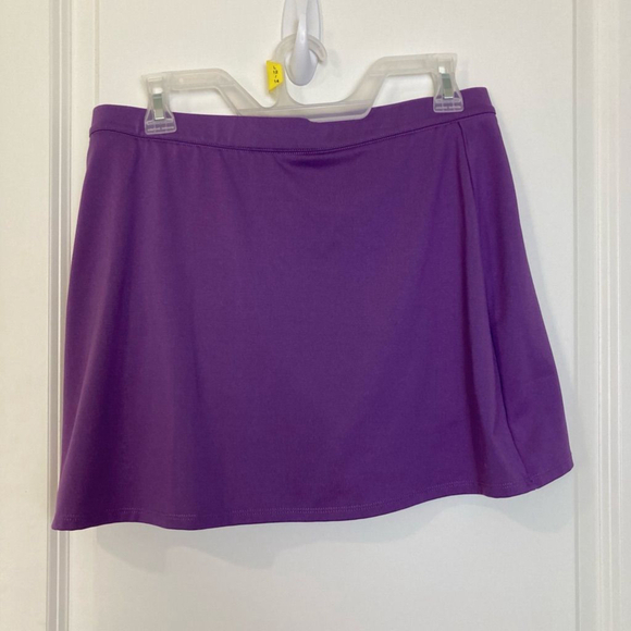 Danskin Athletic Skort Purple Size S Knit Tennis Pickleball Sporty Walking - Picture 5 of 7